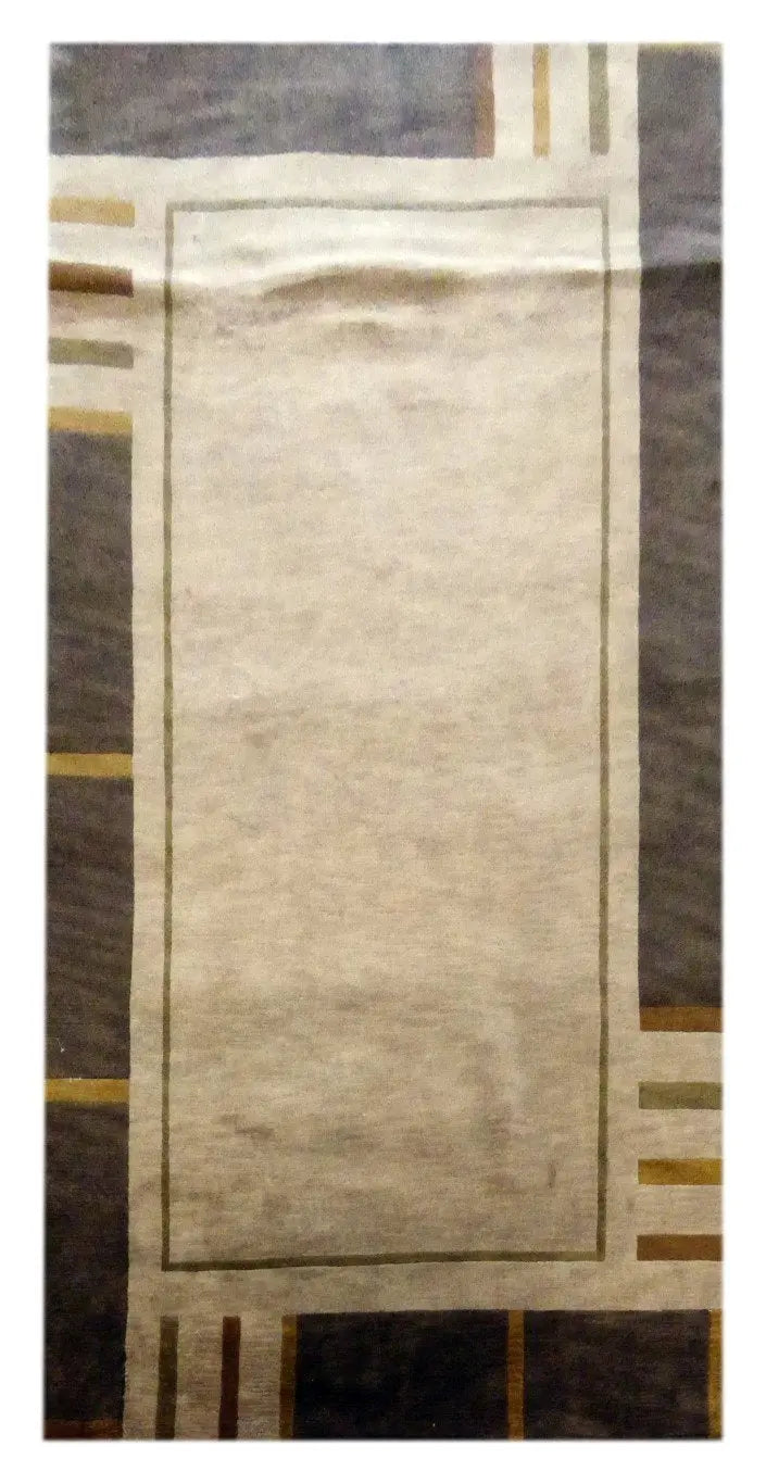 One Of The Kind Indian Hand-Knotted Gabbeh Rug 8'0" X 5'0"